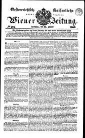 Wiener Zeitung 18400725 Seite: 1