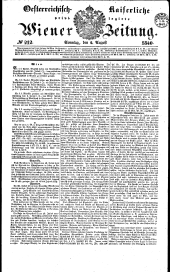 Wiener Zeitung 18400802 Seite: 1