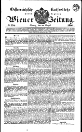 Wiener Zeitung 18400824 Seite: 1