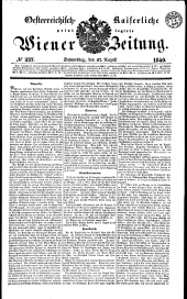 Wiener Zeitung 18400827 Seite: 1