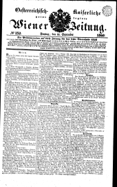 Wiener Zeitung 18400911 Seite: 1
