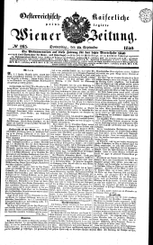 Wiener Zeitung 18400924 Seite: 1
