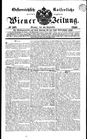 Wiener Zeitung 18400928 Seite: 1