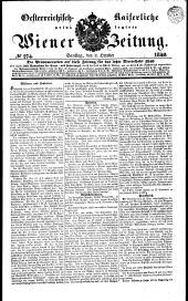 Wiener Zeitung 18401003 Seite: 1