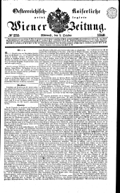 Wiener Zeitung 18401007 Seite: 1