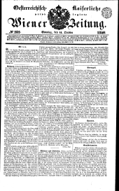 Wiener Zeitung 18401011 Seite: 1