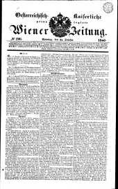 Wiener Zeitung 18401025 Seite: 1