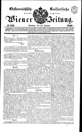 Wiener Zeitung 18401027 Seite: 1
