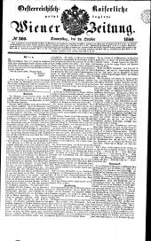 Wiener Zeitung 18401029 Seite: 1