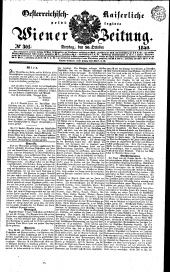 Wiener Zeitung 18401030 Seite: 1