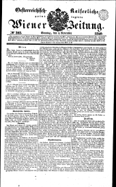 Wiener Zeitung 18401101 Seite: 1