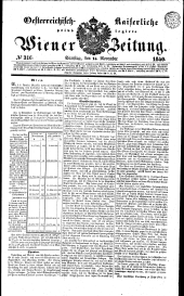 Wiener Zeitung 18401114 Seite: 1