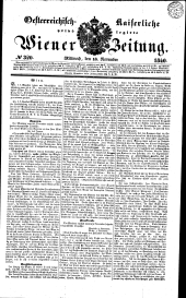 Wiener Zeitung 18401118 Seite: 1