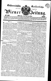 Wiener Zeitung 18401125 Seite: 1