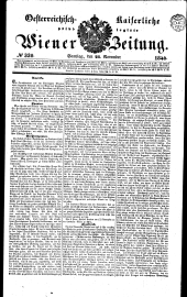 Wiener Zeitung 18401128 Seite: 1