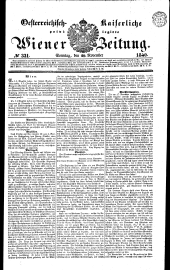 Wiener Zeitung 18401129 Seite: 1