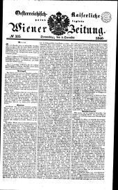 Wiener Zeitung 18401203 Seite: 1