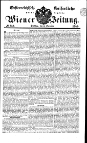 Wiener Zeitung 18401208 Seite: 1