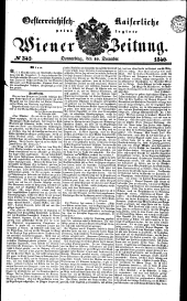 Wiener Zeitung 18401210 Seite: 1