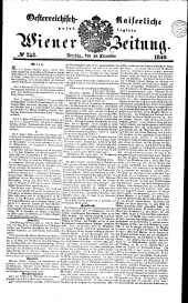 Wiener Zeitung 18401211 Seite: 1