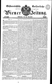 Wiener Zeitung 18401216 Seite: 1