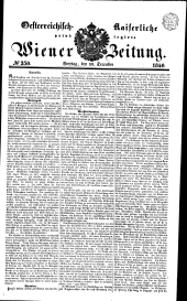 Wiener Zeitung 18401218 Seite: 1