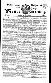 Wiener Zeitung 18401221 Seite: 1