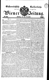 Wiener Zeitung 18401222 Seite: 1