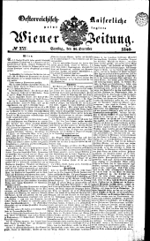 Wiener Zeitung 18401226 Seite: 1