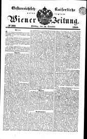 Wiener Zeitung 18401229 Seite: 1