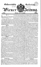 Wiener Zeitung 18410108 Seite: 1