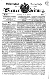 Wiener Zeitung 18410130 Seite: 1