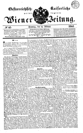 Wiener Zeitung 18410214 Seite: 1