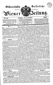 Wiener Zeitung 18410221 Seite: 1