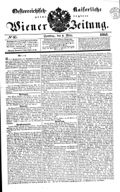 Wiener Zeitung 18410306 Seite: 1