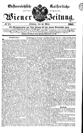 Wiener Zeitung 18410316 Seite: 1