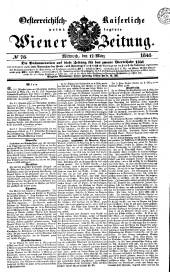 Wiener Zeitung 18410317 Seite: 1