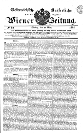 Wiener Zeitung 18410323 Seite: 1