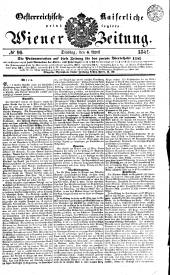 Wiener Zeitung 18410406 Seite: 1