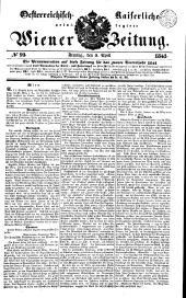 Wiener Zeitung 18410409 Seite: 1