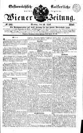 Wiener Zeitung 18410412 Seite: 1