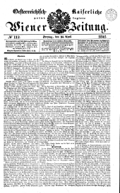 Wiener Zeitung 18410423 Seite: 1