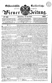 Wiener Zeitung 18410429 Seite: 1