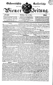 Wiener Zeitung 18410504 Seite: 1