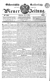 Wiener Zeitung 18410509 Seite: 1