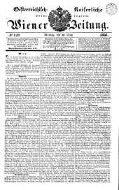 Wiener Zeitung 18410510 Seite: 1