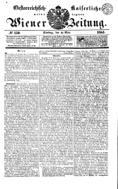 Wiener Zeitung 18410511 Seite: 1