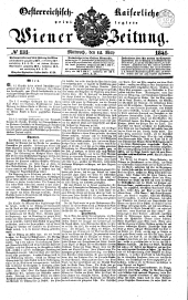 Wiener Zeitung 18410512 Seite: 1