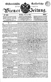 Wiener Zeitung 18410514 Seite: 1