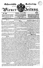 Wiener Zeitung 18410515 Seite: 1